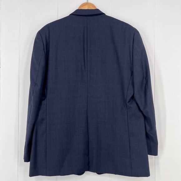 Lauren Ralph Lauren Blazer Sport Coat Jacket Pure Wool Two Button Size 43R Blue - Picture 6 of 14